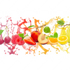 Led Wandbild Fruchtspritzer Querformat Motivvorschau