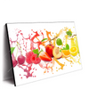Led Wandbild Fruchtspritzer Querformat Produktvorschau Seitlich