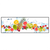 Led Wandbild Fruechte In Spritzwasser Panorama Produktvorschau Frontal