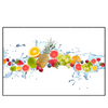 Led Wandbild Fruechte In Spritzwasser Querformat Produktvorschau Frontal