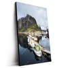 Led Wandbild Fruehling In Norwegen Hochformat Produktvorschau Seitlich