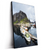 Led Wandbild Fruehling In Norwegen Hochformat Produktvorschau Seitlich