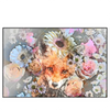 Led Wandbild Fuchs Blumen Querformat Produktvorschau Frontal