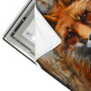 Led Wandbild Fuchs Grunge Stil Hochformat Materialvorschau