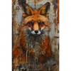 Led Wandbild Fuchs Grunge Stil Hochformat Motivvorschau