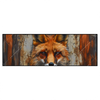 Led Wandbild Fuchs Grunge Stil Panorama Produktvorschau Frontal
