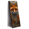 Led Wandbild Fuchs Grunge Stil Schmal Produktvorschau Seitlich