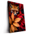 Led Wandbild Fuchs Im Herbstlaub Hochformat Produktvorschau Seitlich