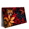 Led Wandbild Fuchs Im Herbstlaub Querformat Produktvorschau Seitlich