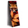 Led Wandbild Fuchs Im Herbstlaub Schmal Produktvorschau Seitlich