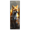 Led Wandbild Fuchs Mit Goldenen Fluegeln Schmal Produktvorschau Frontal