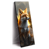 Led Wandbild Fuchs Mit Goldenen Fluegeln Schmal Produktvorschau Seitlich