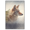 Led Wandbild Fuchs Wald Hochformat Produktvorschau Frontal