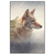 Led Wandbild Fuchs Wald Hochformat Produktvorschau Frontal