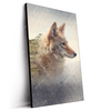 Led Wandbild Fuchs Wald Hochformat Produktvorschau Seitlich