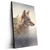 Led Wandbild Fuchs Wald Hochformat Produktvorschau Seitlich