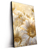 Led Wandbild Funkelnde Blumen In Gold Hochformat Produktvorschau Seitlich