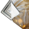 Led Wandbild Funkelnde Blumen In Gold Panorama Materialvorschau