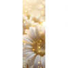 Led Wandbild Funkelnde Blumen In Gold Schmal Motivvorschau