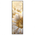 Led Wandbild Funkelnde Blumen In Gold Schmal Produktvorschau Frontal