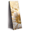 Led Wandbild Funkelnde Blumen In Gold Schmal Produktvorschau Seitlich