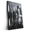 Led Wandbild Futuristische Skyline Hochformat Produktvorschau Seitlich