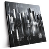 Led Wandbild Futuristische Skyline Quadrat Produktvorschau Seitlich