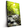 Led Wandbild Gebirgsfluss Im Wald Hochformat Produktvorschau Seitlich