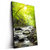 Led Wandbild Gebirgsfluss Im Wald Hochformat Produktvorschau Seitlich