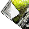 Led Wandbild Gebirgsfluss Im Wald Quadrat Materialvorschau