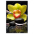 Led Wandbild Gelbe Orchidee Hochformat Produktvorschau Frontal