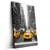 Led Wandbild Gelbe Taxis New York Hochformat Produktvorschau Seitlich