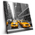 Led Wandbild Gelbe Taxis New York Quadrat Produktvorschau Seitlich