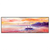 Led Wandbild Gemaelde Mit Boot Im Sonnenuntergang Panorama Produktvorschau Frontal