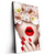 Led Wandbild Gesicht Rosen Hochformat Produktvorschau Seitlich