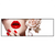 Led Wandbild Gesicht Rosen Panorama Produktvorschau Frontal