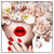 Led Wandbild Gesicht Rosen Quadrat Produktvorschau Frontal