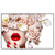 Led Wandbild Gesicht Rosen Querformat Produktvorschau Frontal
