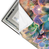 Led Wandbild Glaenzende Sukkulenten Hochformat Materialvorschau
