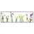 Led Wandbild Glasvasen Mit Kraeutern Panorama Produktvorschau Frontal