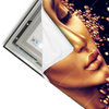 Led Wandbild Golden Girl Querformat Materialvorschau
