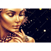Led Wandbild Golden Girl Querformat Motivvorschau