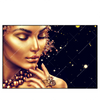 Led Wandbild Golden Girl Querformat Produktvorschau Frontal