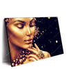 Led Wandbild Golden Girl Querformat Produktvorschau Seitlich