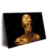 Led Wandbild Golden Skin Querformat Produktvorschau Seitlich