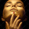 Led Wandbild Golden Skin Querformat Zoom