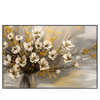 Led Wandbild Goldene Bluetenpoesie Querformat Produktvorschau Frontal