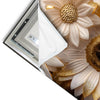 Led Wandbild Goldene Bluetenpracht Hochformat Materialvorschau