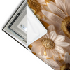 Led Wandbild Goldene Bluetenpracht Querformat Materialvorschau