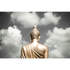 Led Wandbild Goldene Buddha Statue Querformat Motivvorschau